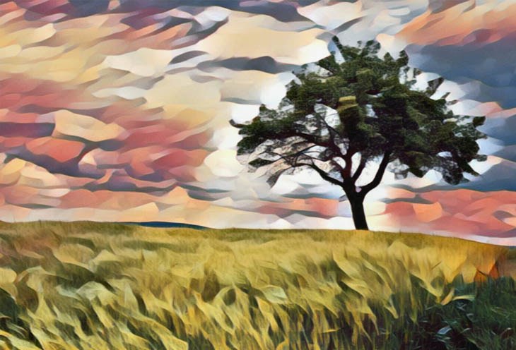 a cartoon picture of a tree