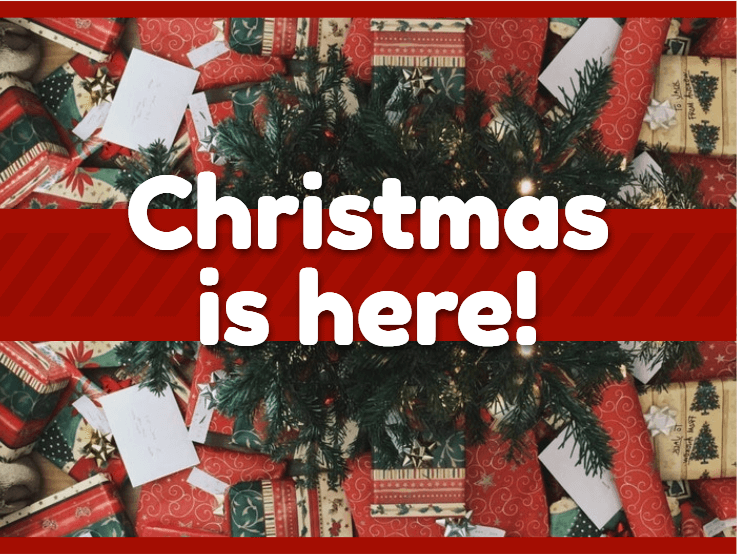 Free Red Digital Christmas Card