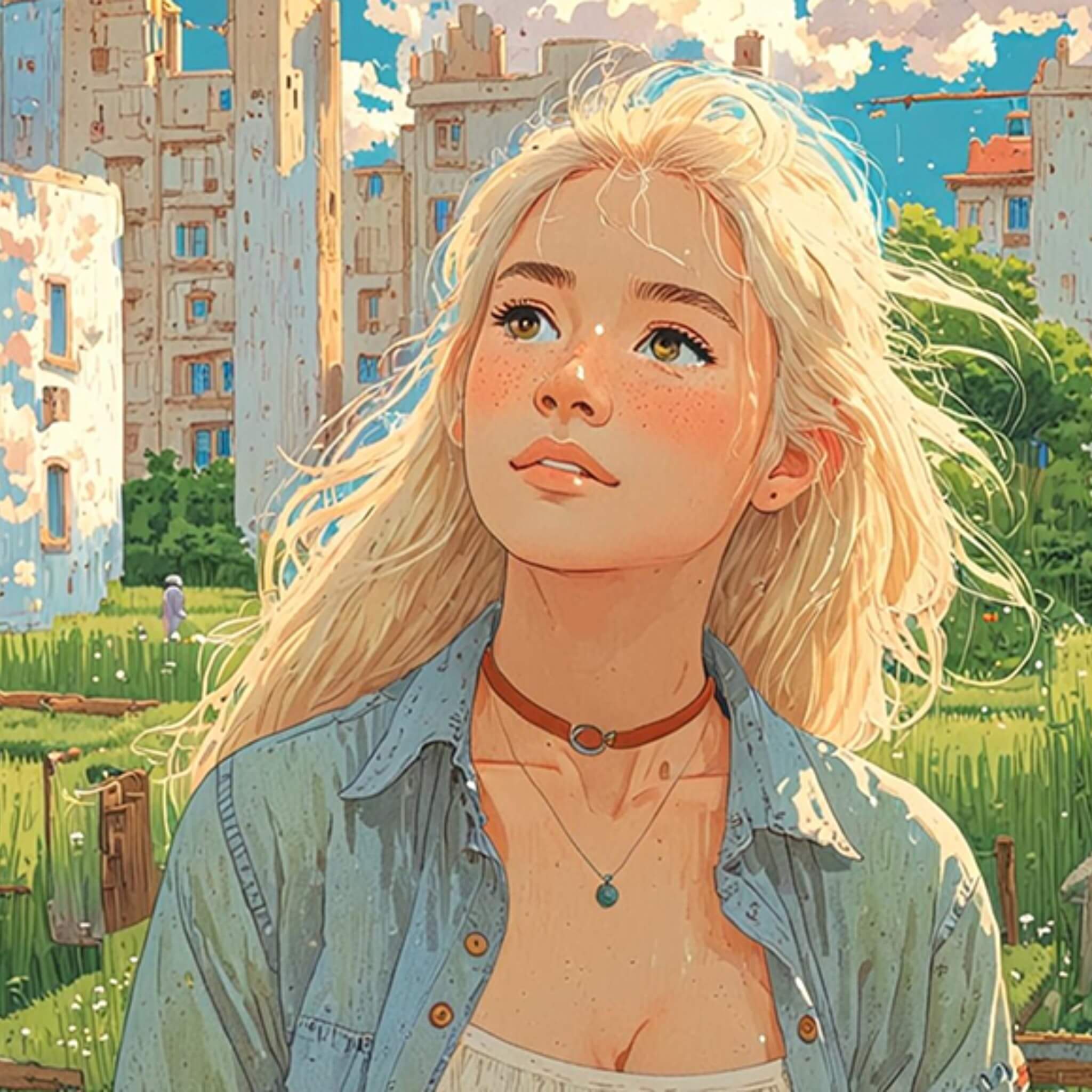 Générer un avatar IA en style aquarelle d’une femme avec Fotor