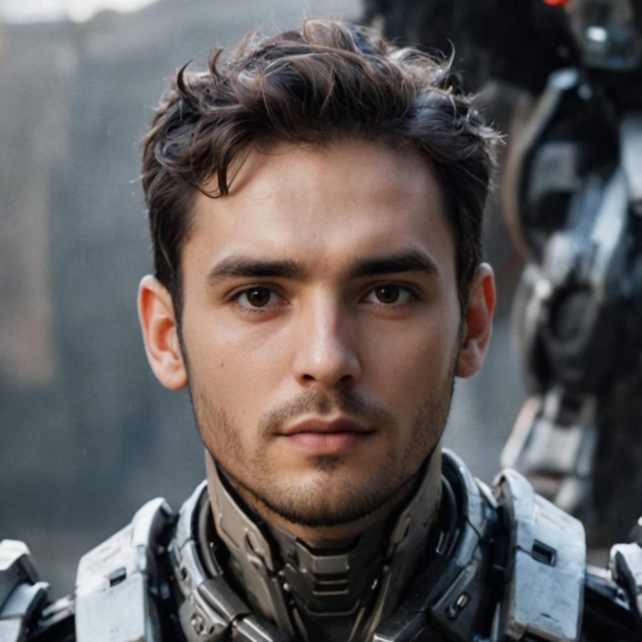 Créer un avatar IA d’un homme dans un style mécha avec Fotor