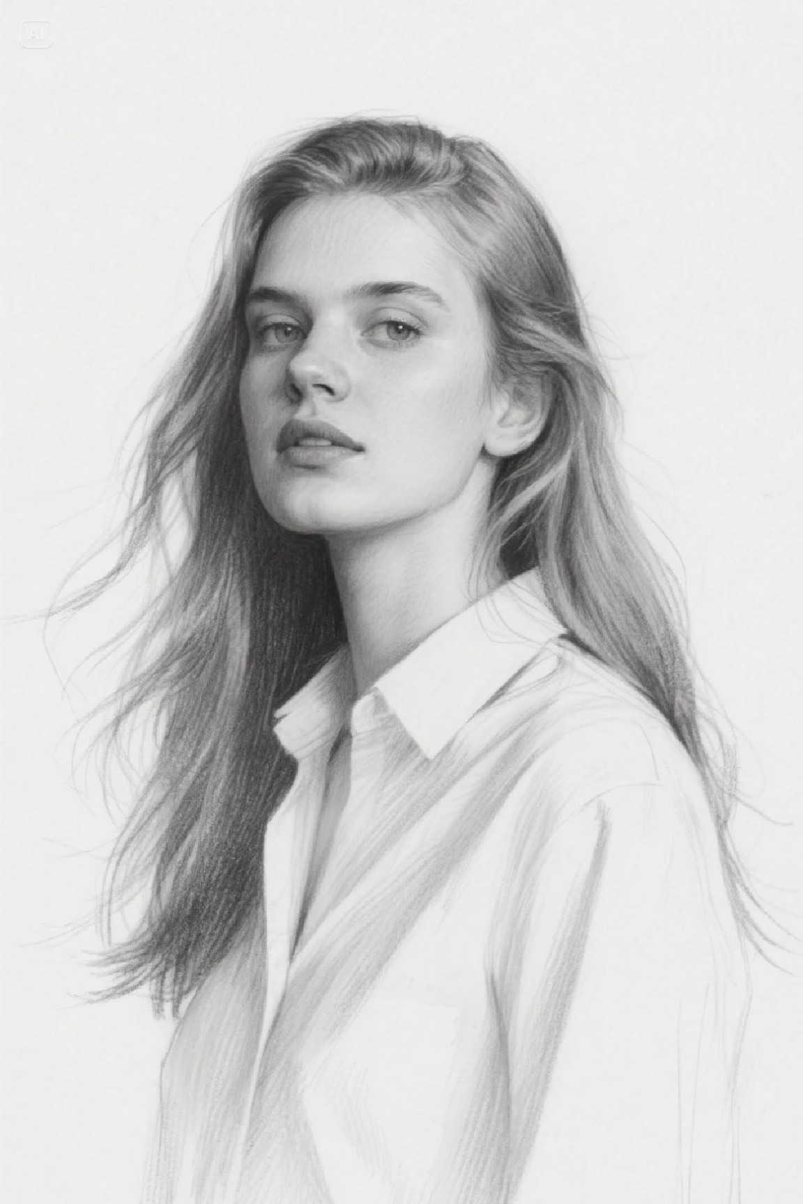 Generated female portrait