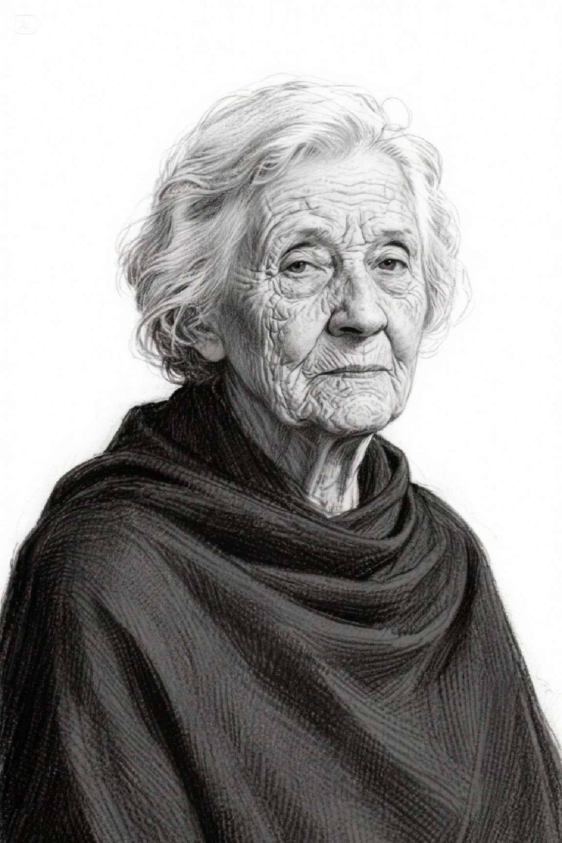 Generated older female portrait