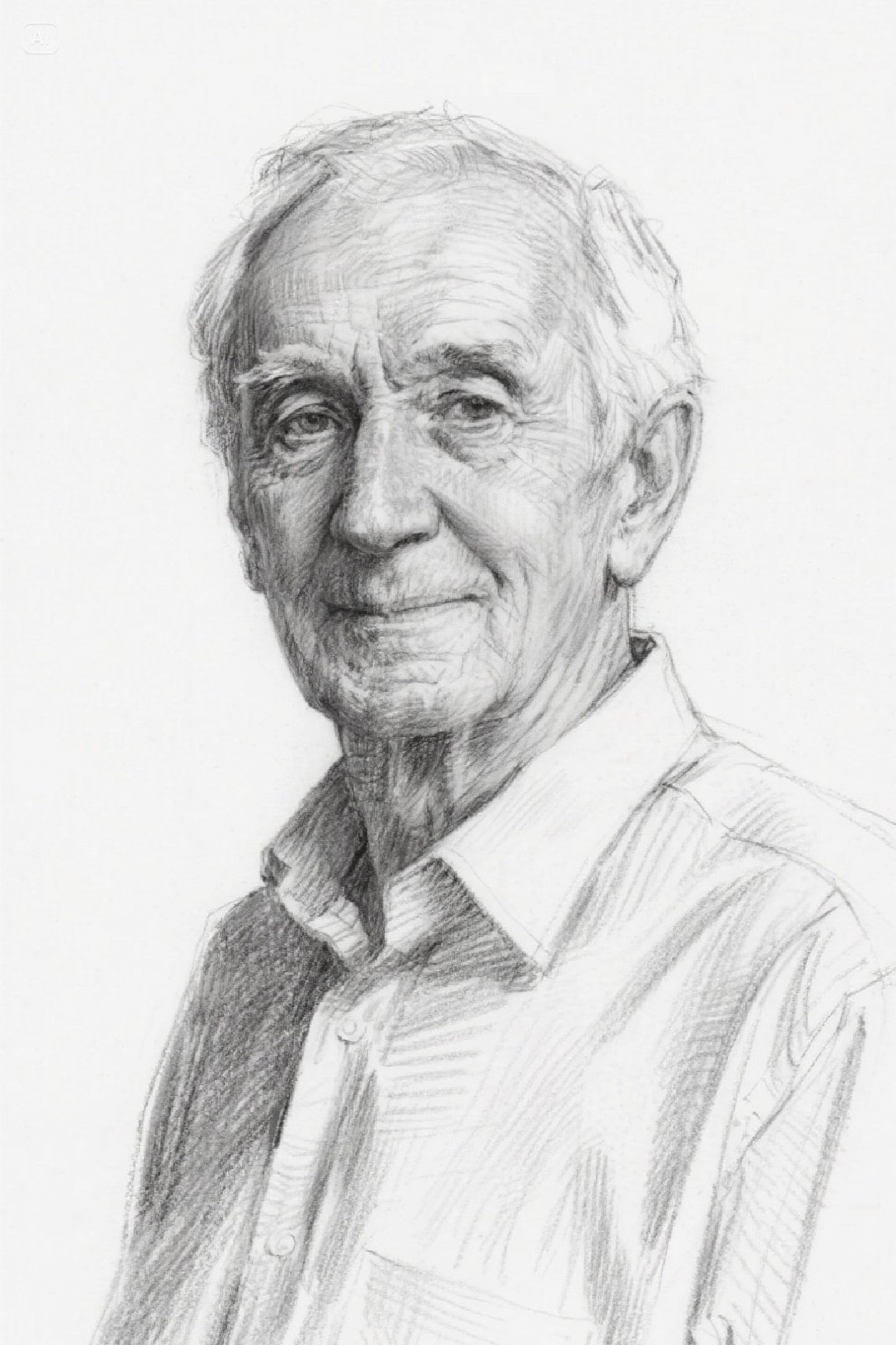 Generated older male portrait