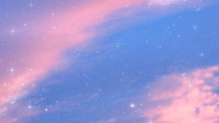 Fond esthétique pailleté ciel pastel