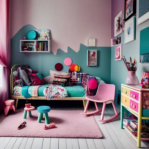 Décoration d'intérieur de la chambre d'enfant