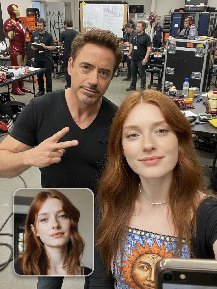 Make an ai selfie with the Marlon Brando using fotor ai celebrity image generator