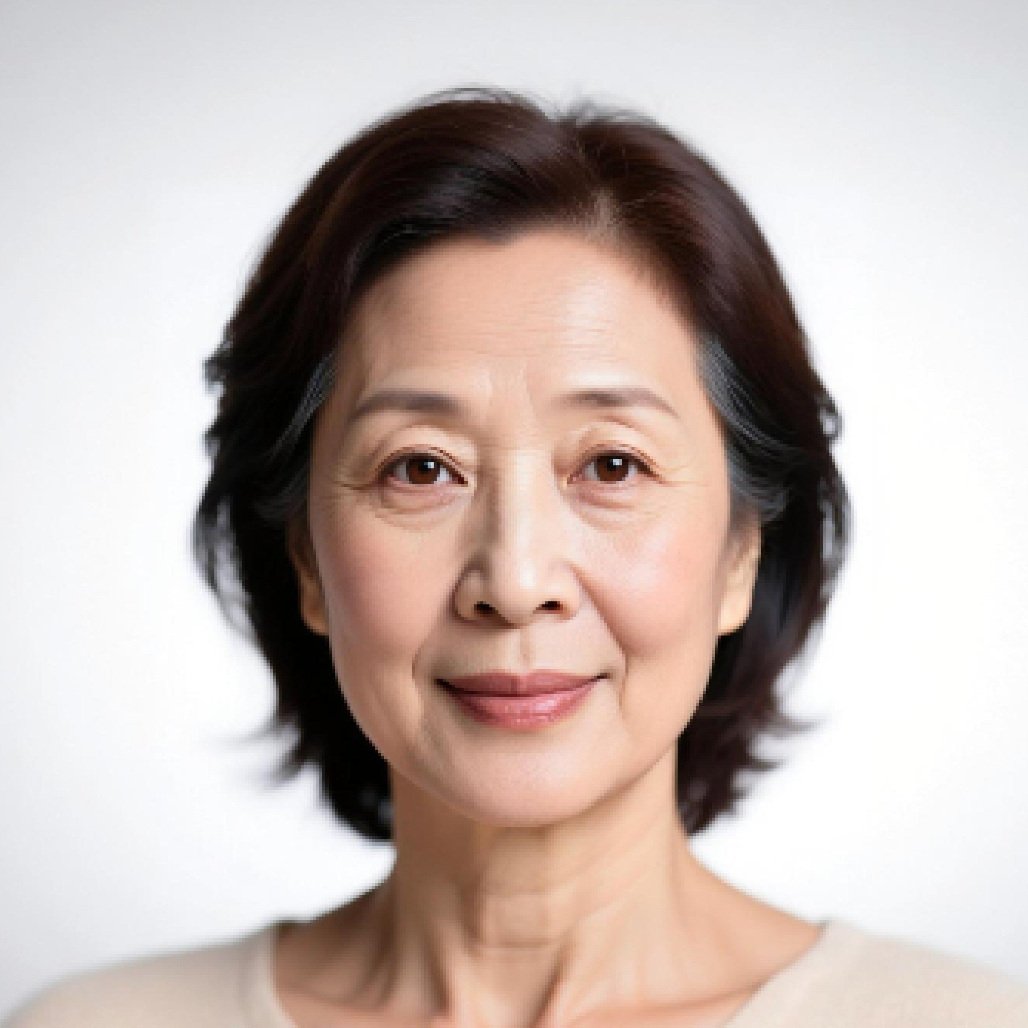 Middle aged asian female