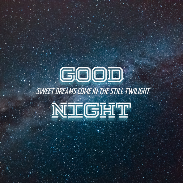 Get Good Night Message Images Instantly for Free| Fotor