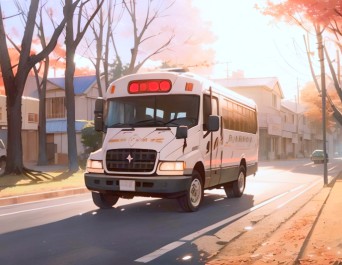 AI写真をアニメ風に加工した車