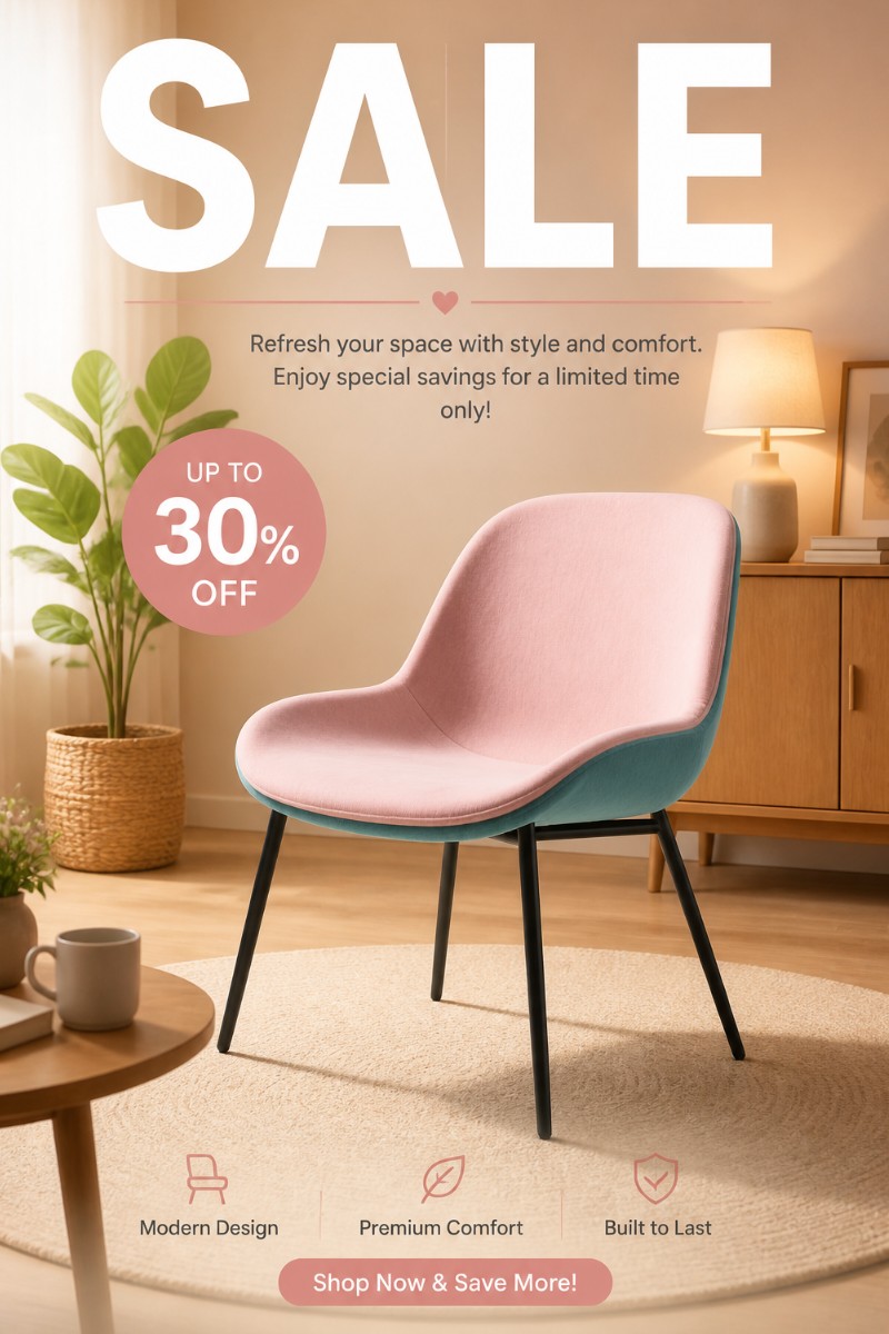 Pink chair feature highlight image
