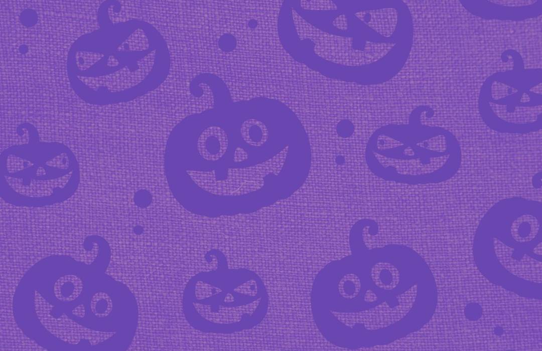Purple pumpkin background image for Halloween