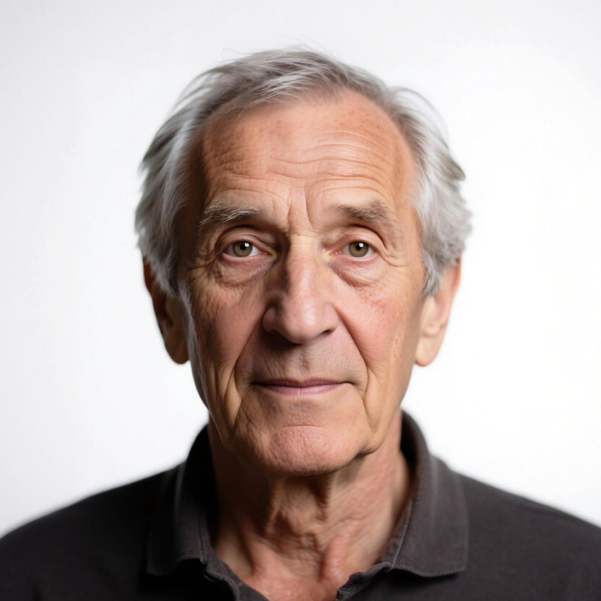 Silver haired white male