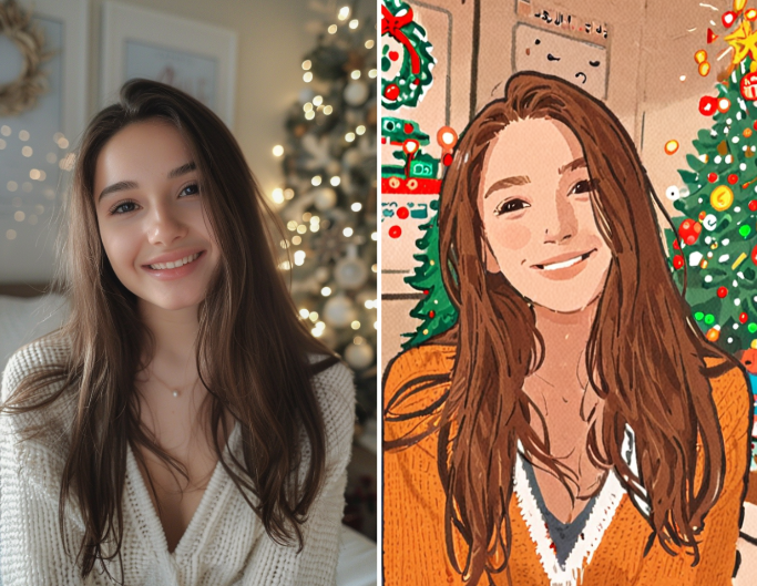 Turn your selfie into a cute snoopy character with fotor ai filter