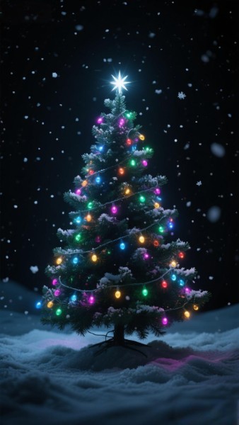 Funkelnde Weihnachtslichter