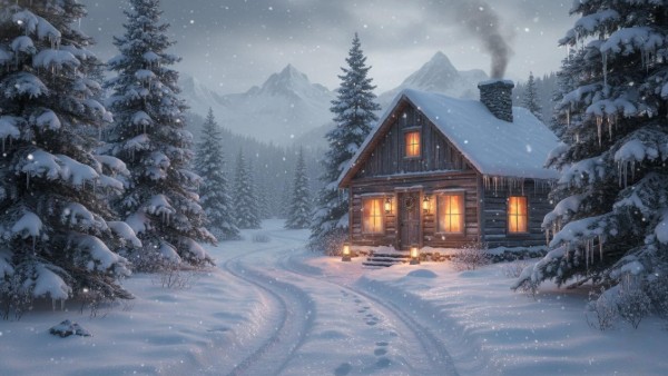 Winterwunderland Landschaft