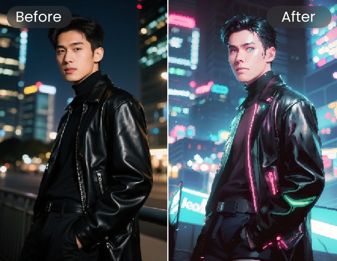 賽博朋克卡通風格