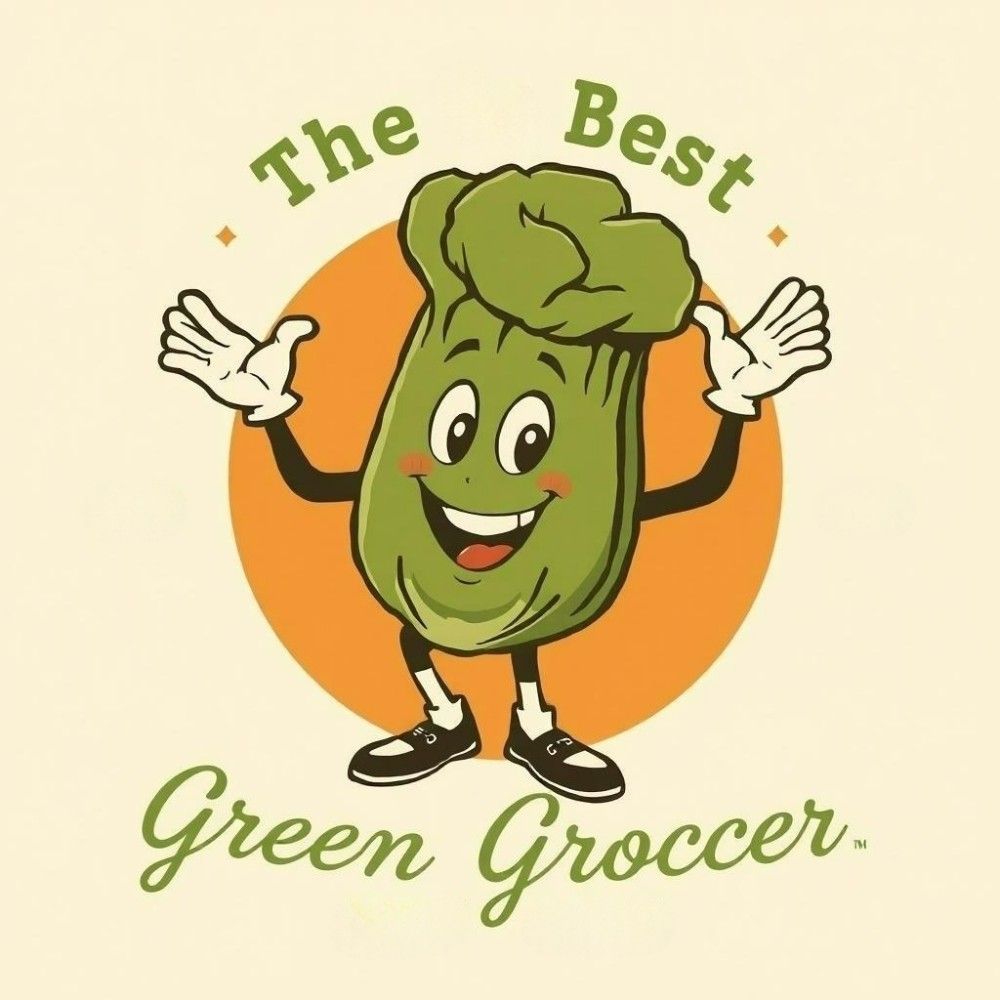 une mascotte rétro de laitue pour un magasin de fruits et légumes