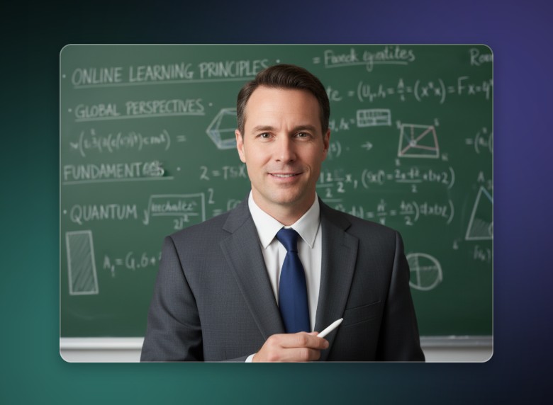 AI face generator for educational materials creation