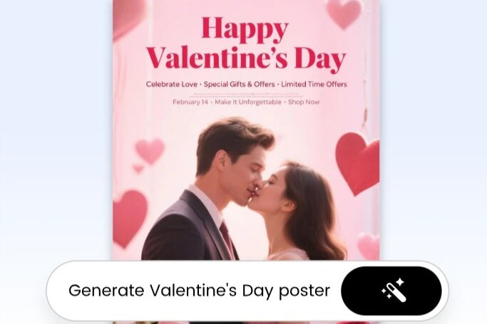 AI poster generator prevew