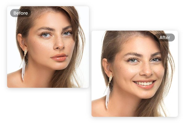 笑顔フィルター