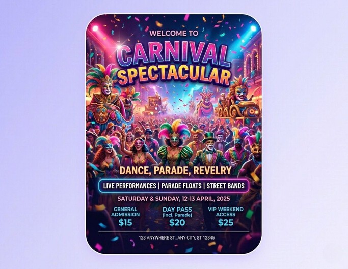 Affiche de carnaval
