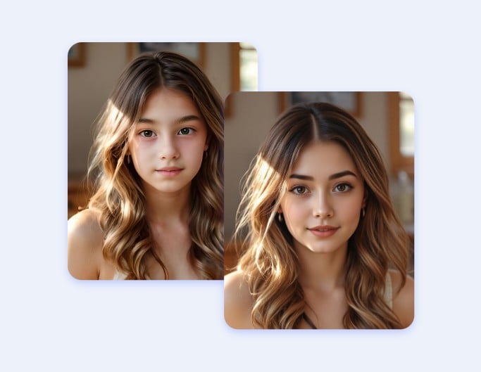 赤ちゃん顔の成長を予測