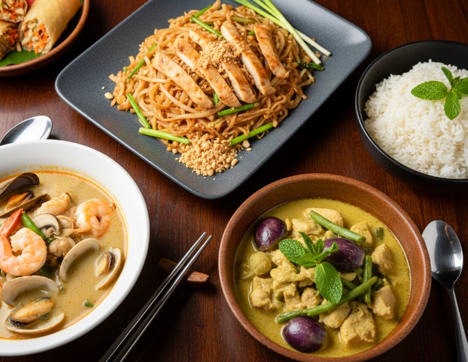 An AI Thai food image