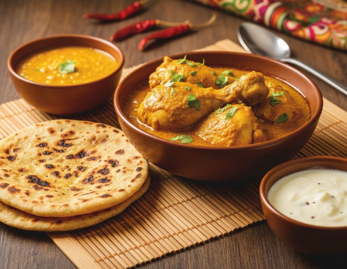 An AI generated Indian food image