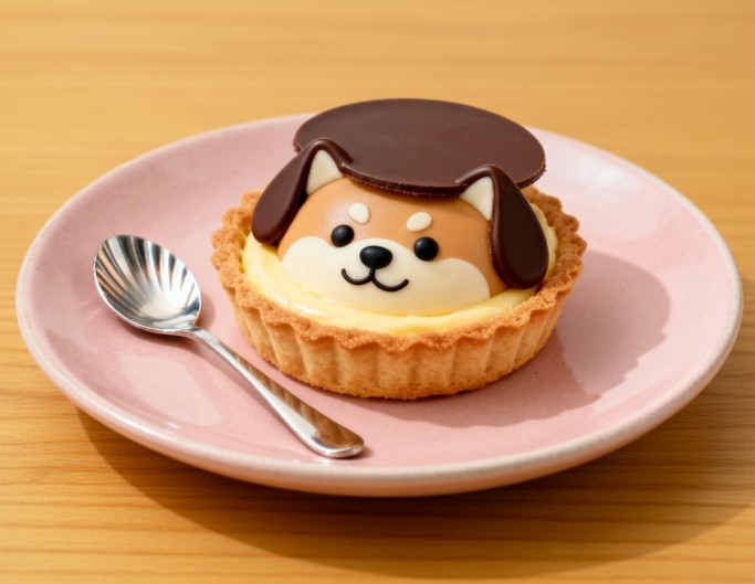 An AI generated cute food picture