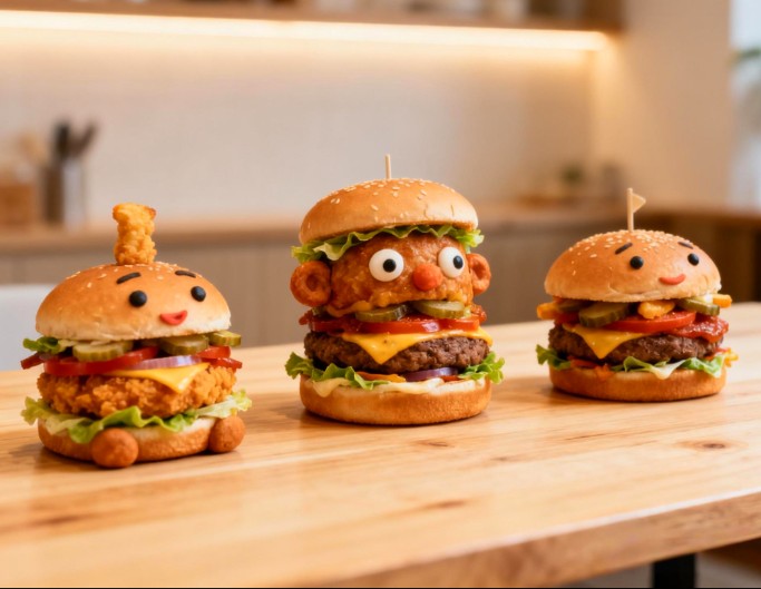 An AI generated funny food photo