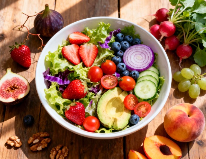 An AI generated healthy food image