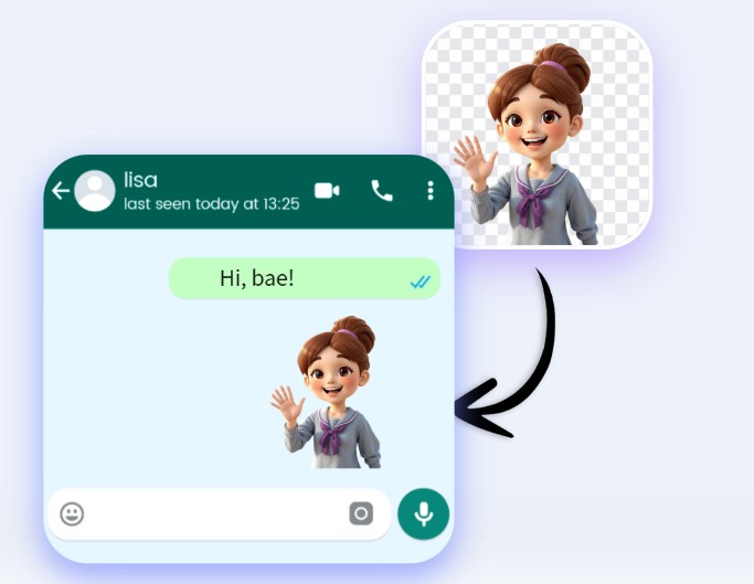 Apply your ai emoji to chat