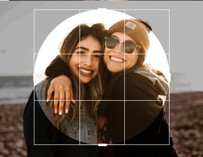 Bild rund ausschneiden