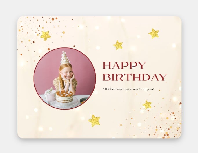 Birthday card design