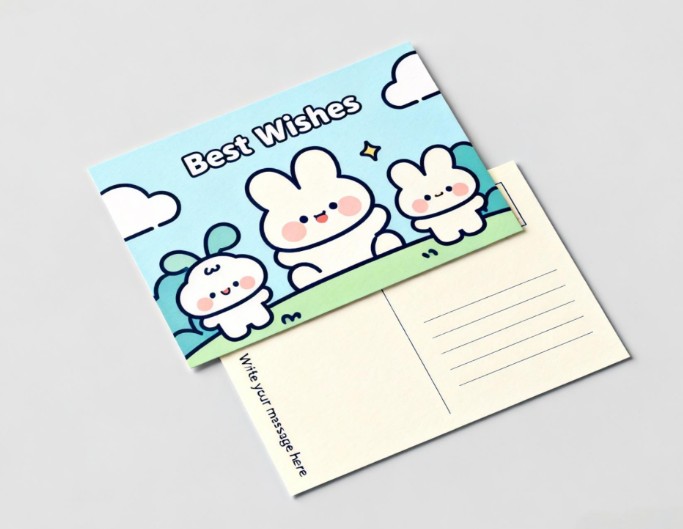 Carte postale mignonne