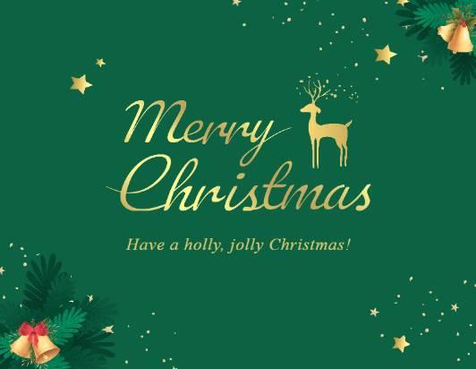 Christmas card on Fotor