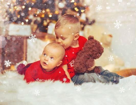 Christmas snow photo filter on Fotor