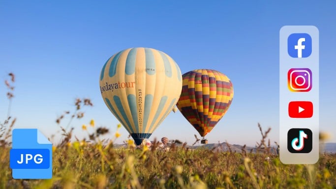 Convert image to JPG format for web publishing