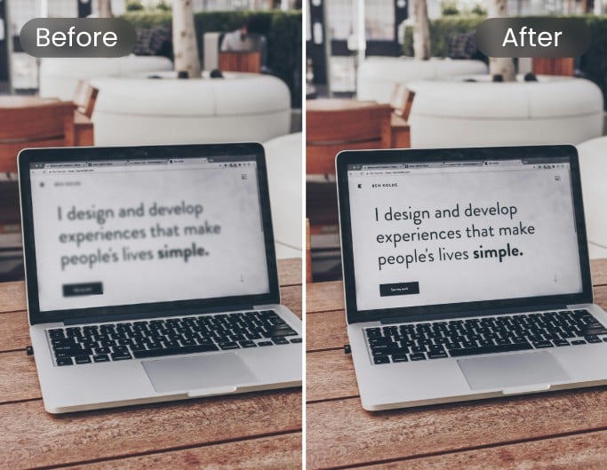 Convert low pixel social media download images to high definition