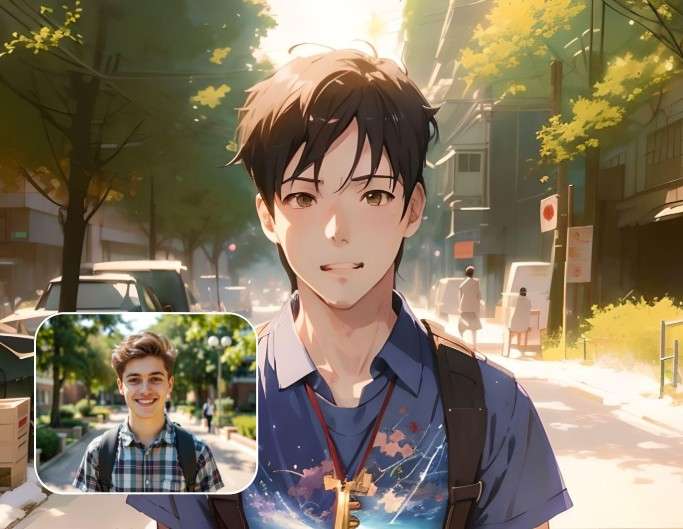 Convertir une photo en cartoon avec le style Dessin animé 3