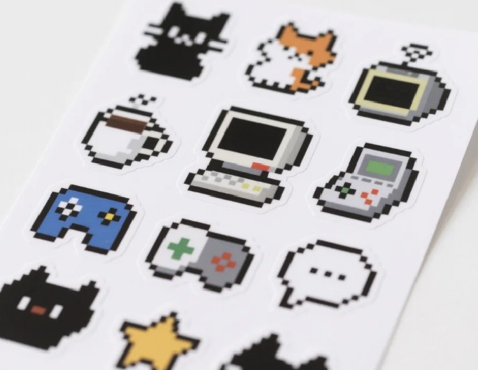 Create cute sprite stickers