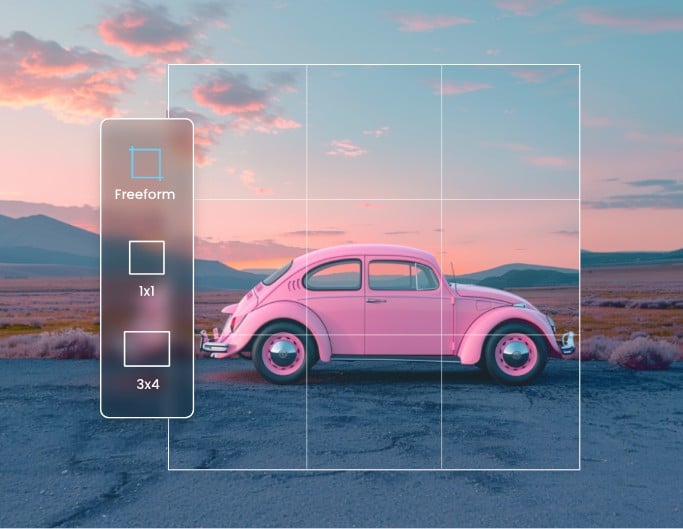 Crop and resize images to custom dimensions