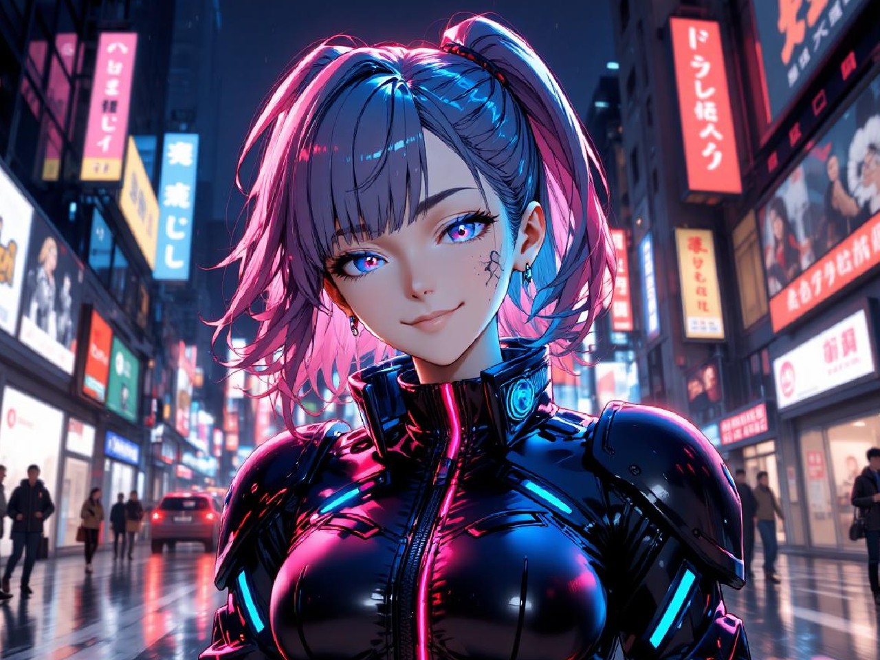 Cyberpunk girl