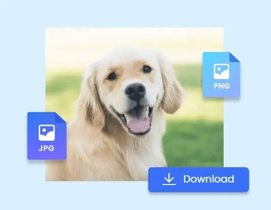 Descargar la imagen redimensionada en el formato de imagen deseado