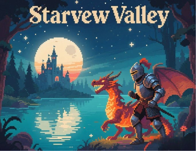 Design personalized sprite game posters