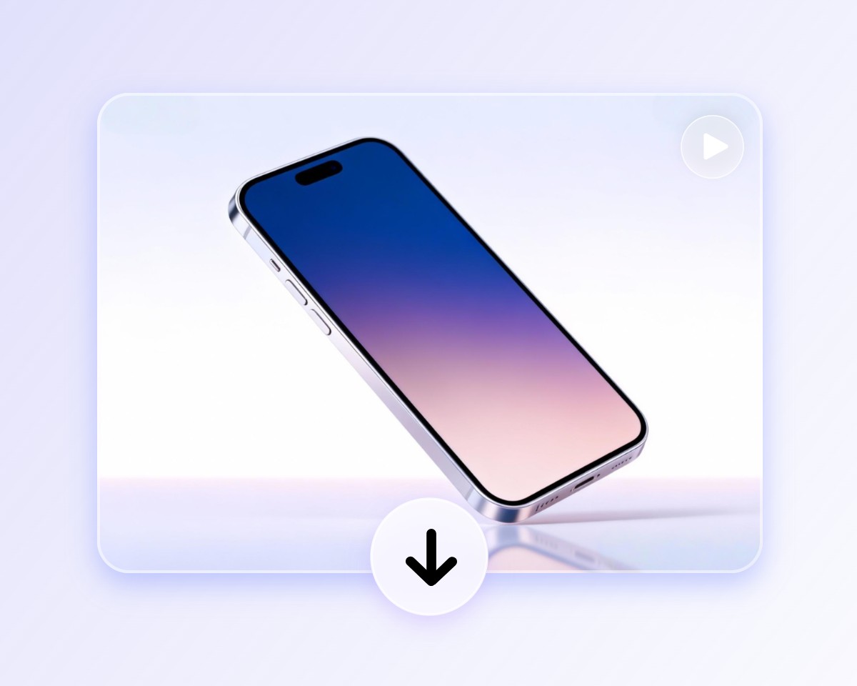 Download the AI generated video mockup