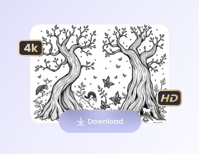 Download the high-definition image of magic forest