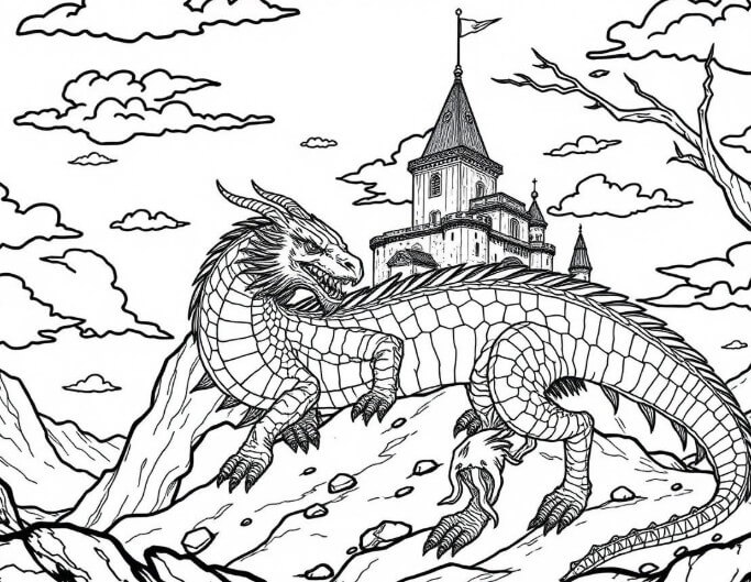 Dragon Coloring Pages