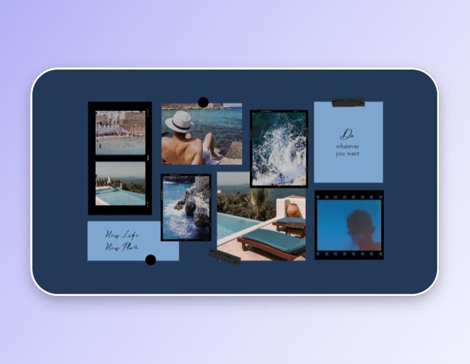 簡単にコンピュータのデスクトップ、ラップトップ、またはMacbookのコラージュ壁紙を作る