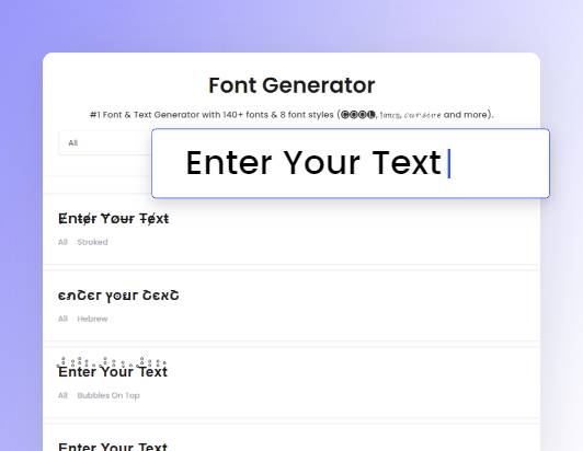 Online Handwriting Font Generator